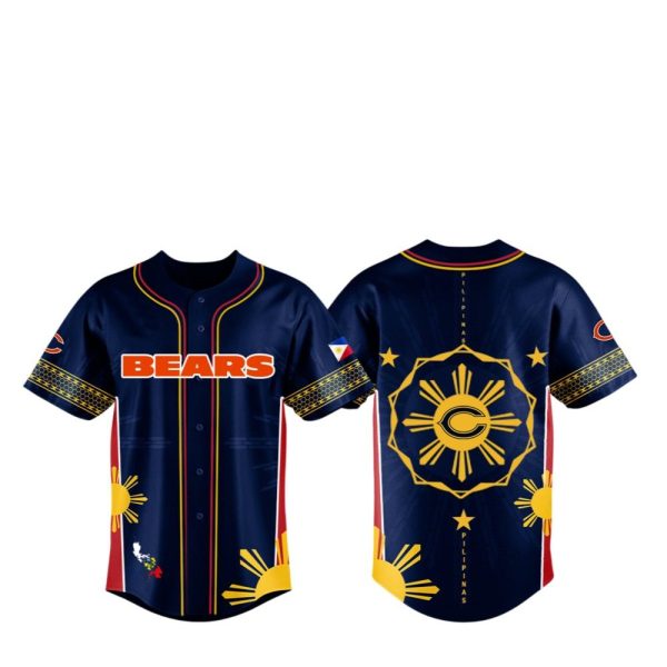2025 Bears Celebrating Filipino Heritage Night Jersey 1 2