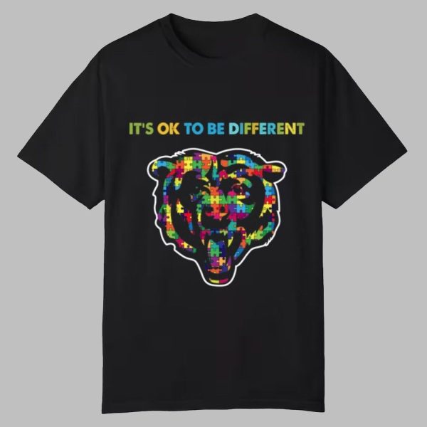 2025 Bears It's Ok To Be Different Shirt