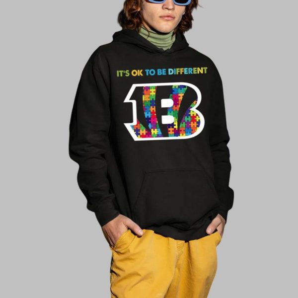 2025 Bengals Its Ok To Be Different Shirt 2 1