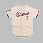 2025 Braves 7 All Star Break Jersey