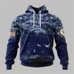 2025 Broncos US Navy 250th Birthday Hoodie