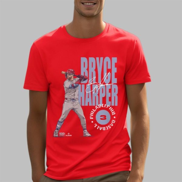 2025 Bryce Harper Philadelphia Stamp Shirt 5 3