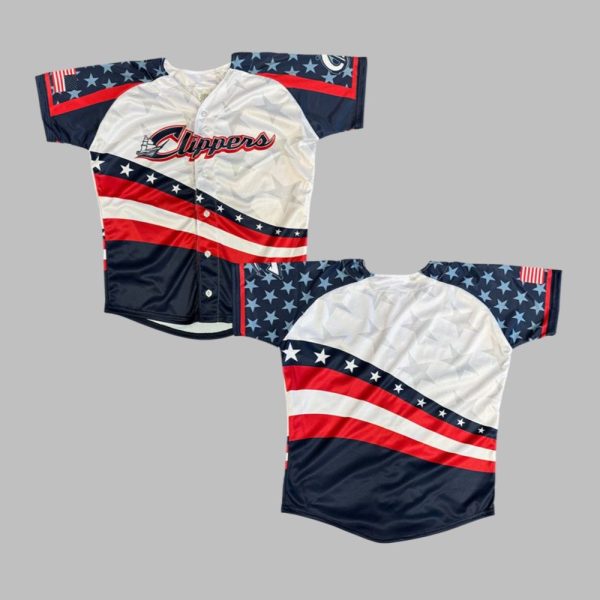 2025 Clippers OT Sports Stars And Stripes Jersey 1 1