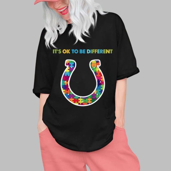 2025 Colts Its Ok To Be Different Shirt 0 1