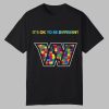 2025 Commanders It's Ok To Be Different Shirt