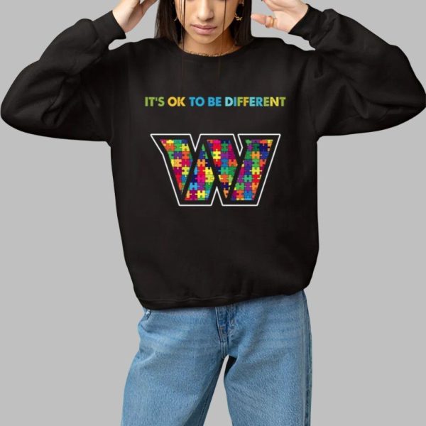 2025 Commanders Its Ok To Be Different Shirt 1 1