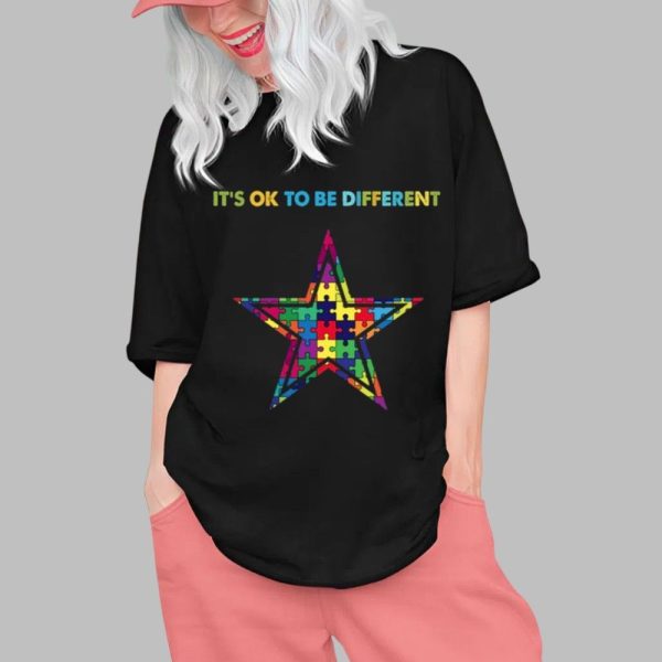 2025 Cowboys Its Ok To Be Different Shirt 0 1