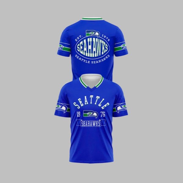 2025 DK Metcalf EST 1976 Seahawks Football Jersey 1 1