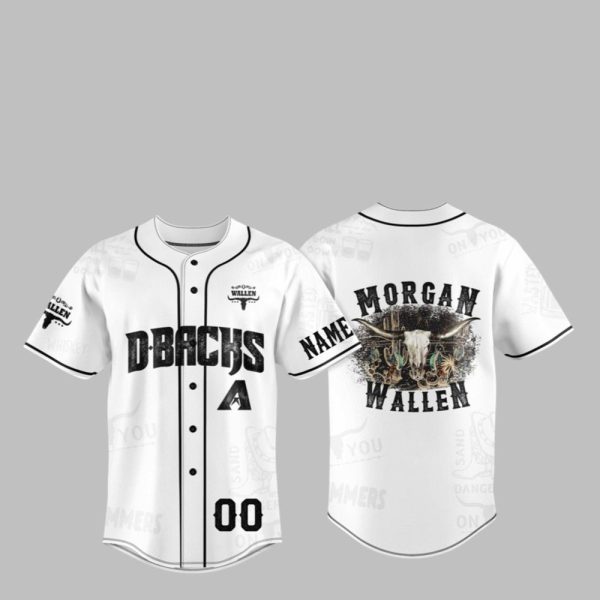 2025 Diamondbacks Morgan Wallen Jersey 1 1