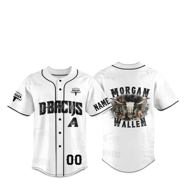2025 Diamondbacks Morgan Wallen Jersey 1 2