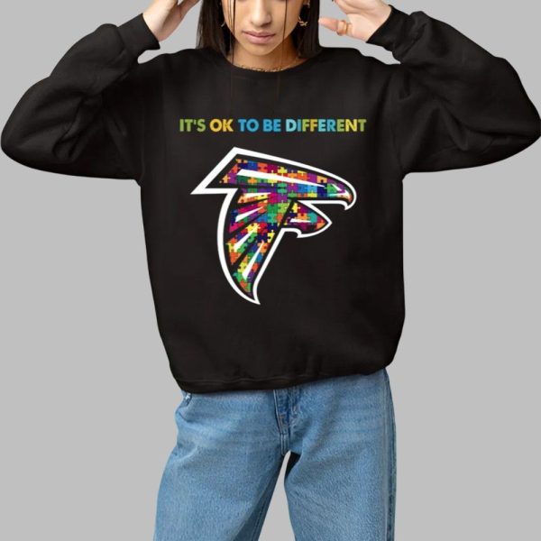 2025 Falcons Its Ok To Be Different Shirt 1 1