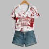 2025 Halloween Women's Blood No One Leaves T-Shirt