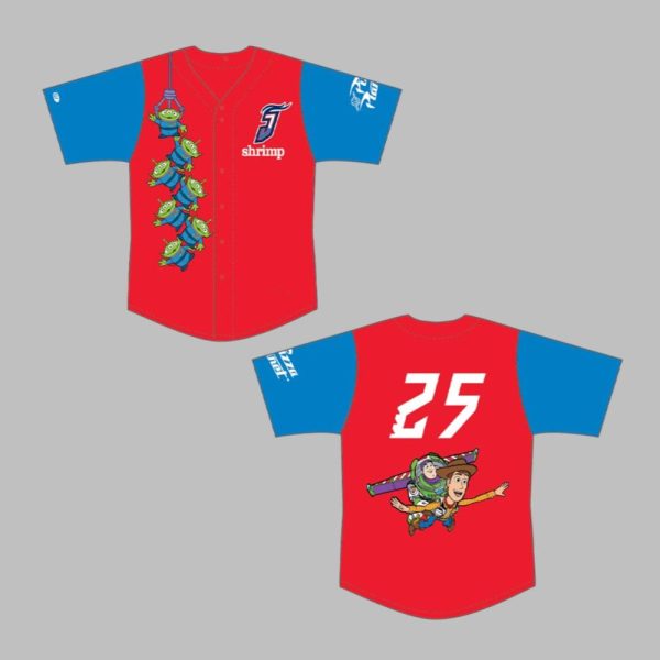 2025 Jacksonville Jumbo Shrimp Toy Story Night Jersey 1 1