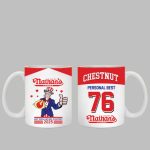 2025 Joey Chestnut 17th Nathan Famous Hot Dog Mug