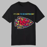 2025 KC Chiefs It's Ok To Be Different Shirt