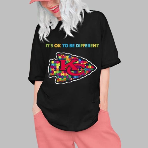 2025 KC Chiefs Its Ok To Be Different Shirt 0 1
