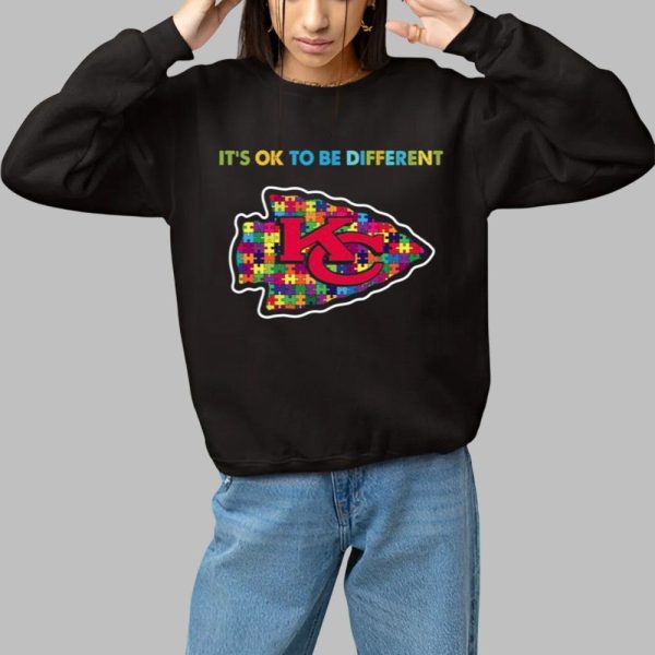 2025 KC Chiefs Its Ok To Be Different Shirt 1 1