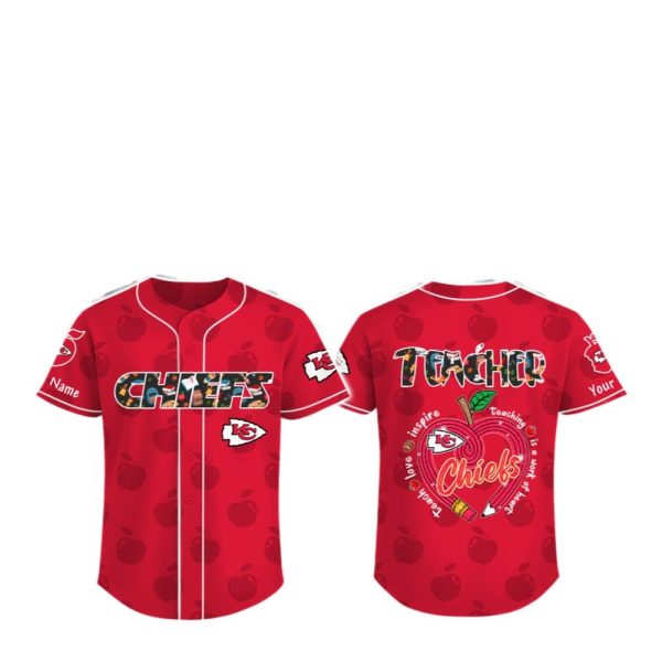 2025 KC Chiefs TEACHER APPRECIATION Jersey 1 2