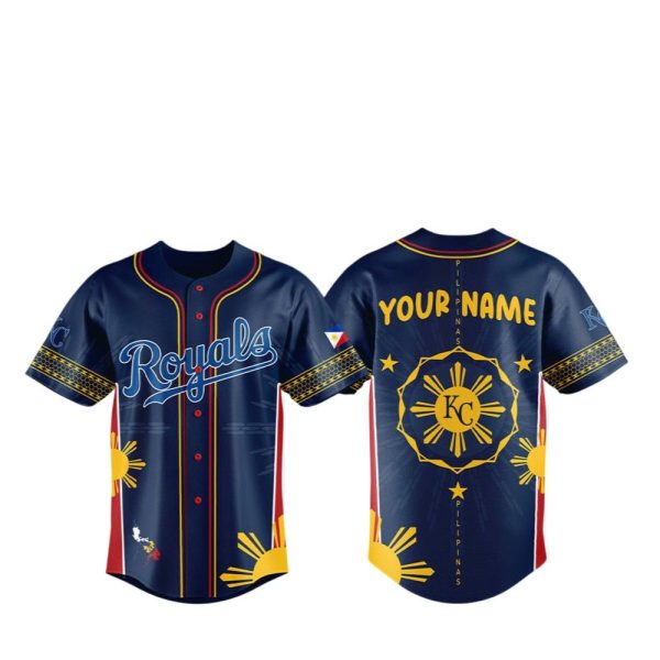 2025 KC Royals Filipino Heritage Night City Connect Jersey 1 2
