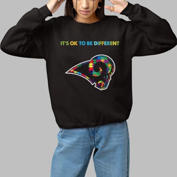 2025 LA Rams Its Ok To Be Different Shirt 1 1