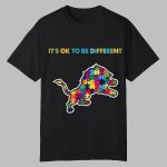 2025 Lions It's Ok To Be Different Shirt