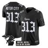 2025 Lions Motor City Motor Metal 313 In My Blood Football Jersey 1 2