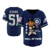 2025 Mariners Hall Of Fanme Suzuki Ichiro Jersey 1 2