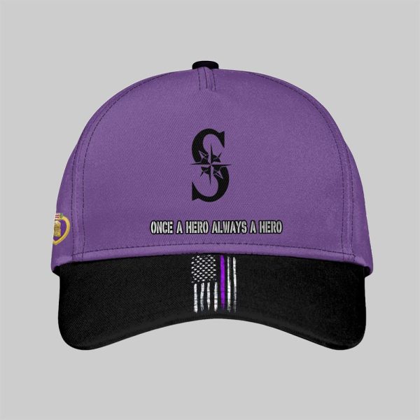 2025 Mariners National Purple Heart Day Hat