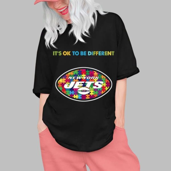2025 NY Jets Its Ok To Be Different Shirt 0 1