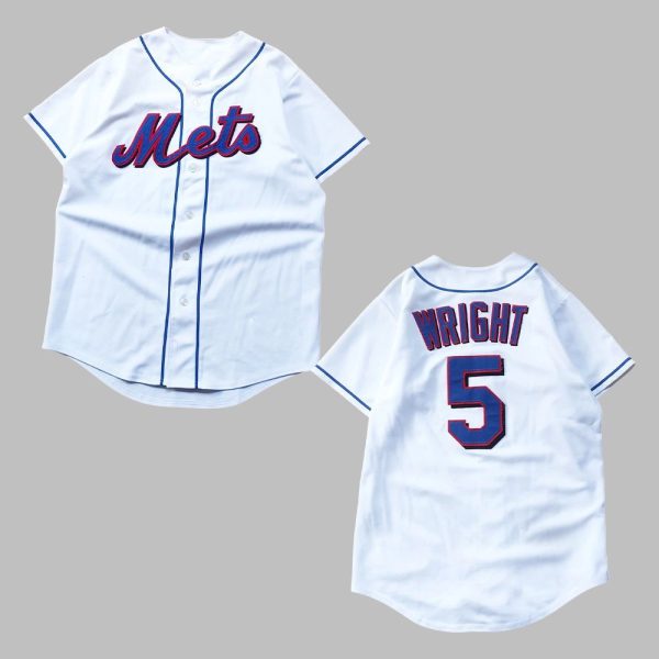2025 NY Mets Wright Jersey 0