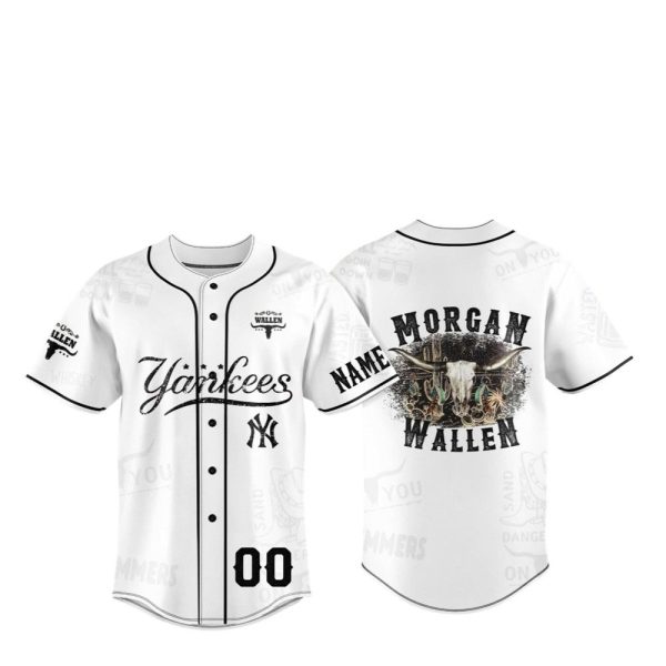 2025 NY Yankees Morgan Wallen Jersey 1 2