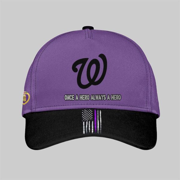2025 Nationals National Purple Heart Day Hat