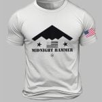 2025 Operation Midnight Hammer B-2 Flag T-shirt