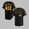 2025 Pirates Mac Miller 412 Jersey 1
