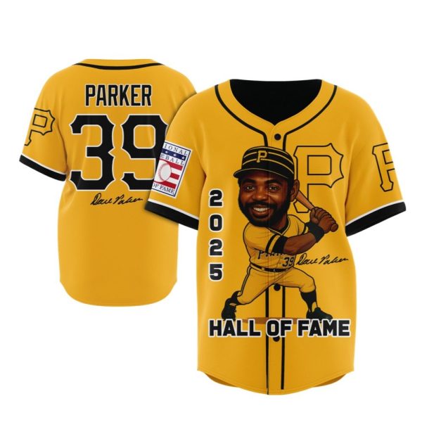 2025 Pittsburgh Pirates Hall Of Fanme Parker Jersey 1 2
