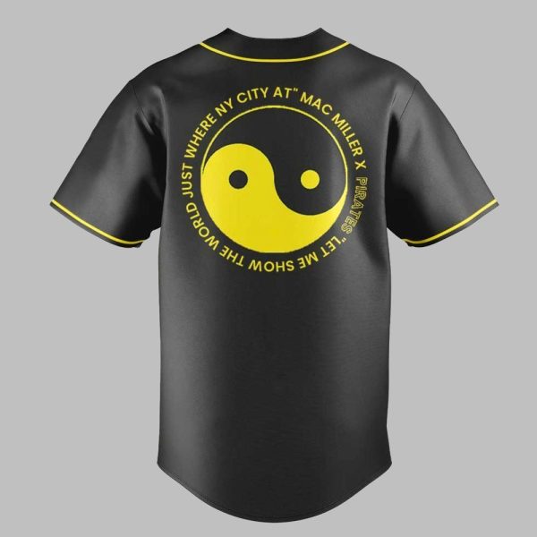 2025 Pittsburgh Pirates Mac Miller Yinzerpalooza Weekend Jersey 2