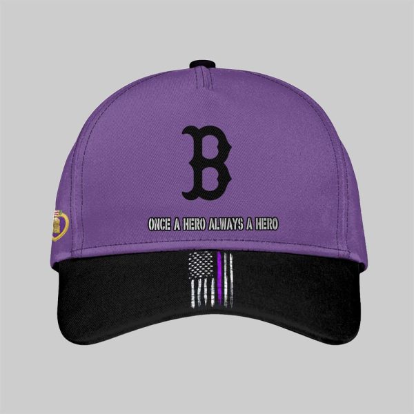 2025 Red Sox National Purple Heart Day Hat