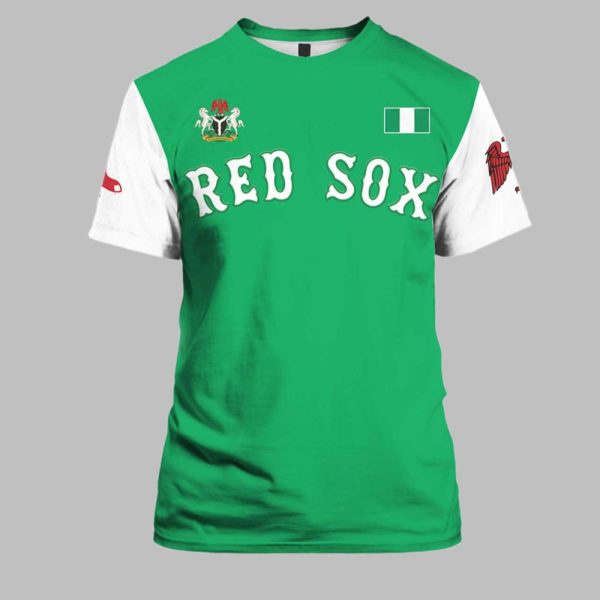 2025 Red Sox x Nigerian Heritage Celebration Shirt 1