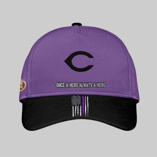 2025 Reds National Purple Heart Day Hat