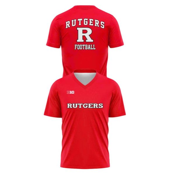 2025 Rutgers Big10 Football Jersey 1 2