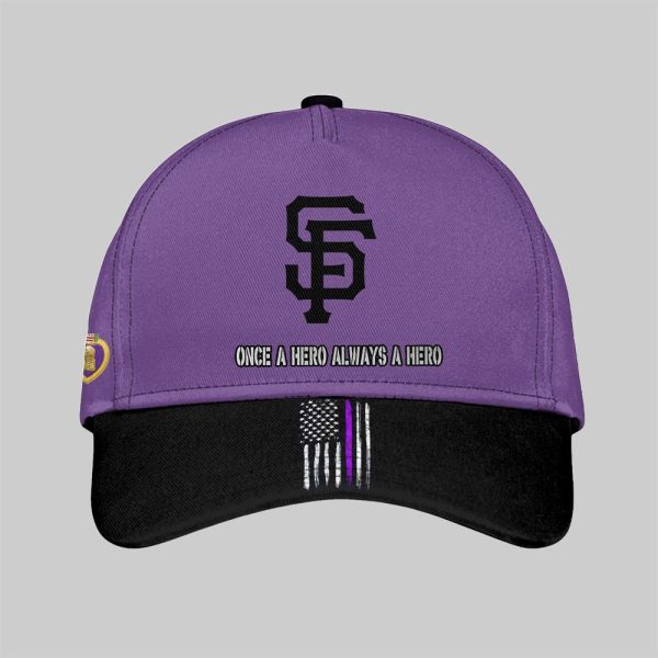 2025 SF Giants National Purple Heart Day Hat