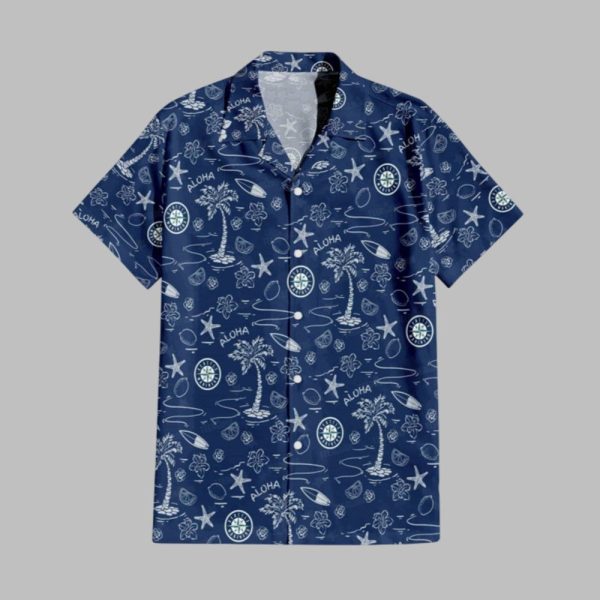 2025 Seattle Mariners Aloha Paradise Hawaiian Shirt 1 1