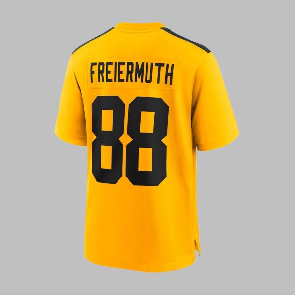 2025 Steelers Freiermuth Alternate 1933 Throwback Game Jersey 2