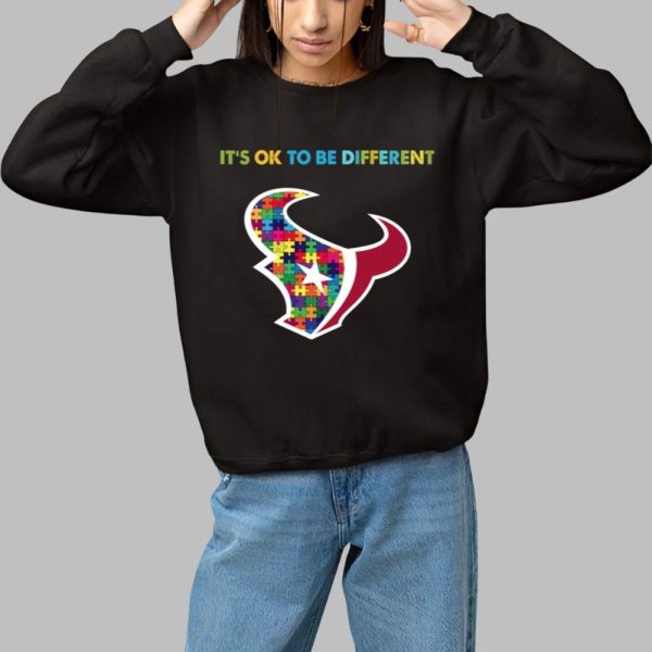 2025 Texans Its Ok To Be Different Shirt 1 1