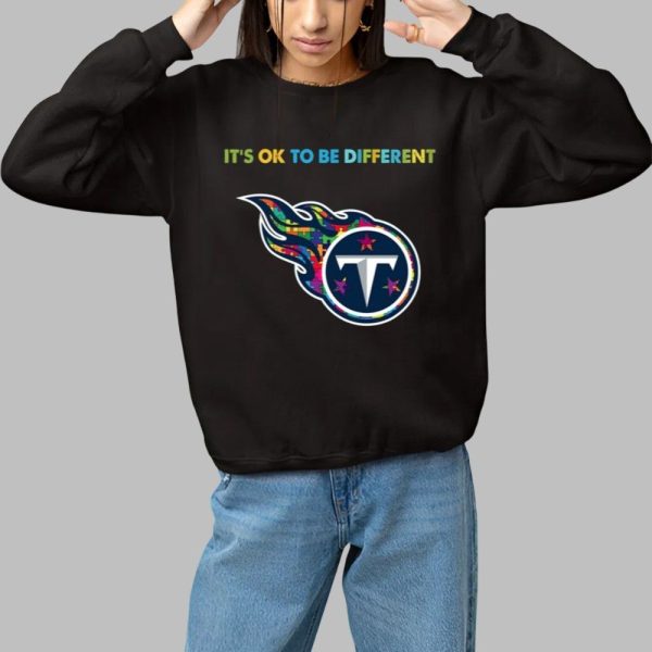 2025 Titans Its Ok To Be Different Shirt 1 1