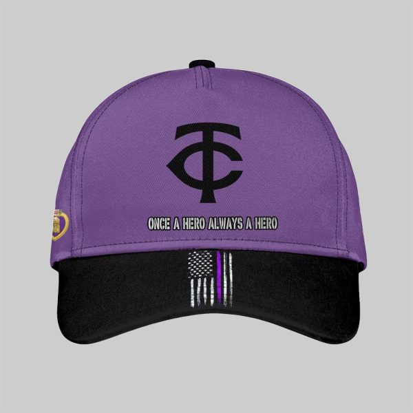 2025 Twins National Purple Heart Day Hat