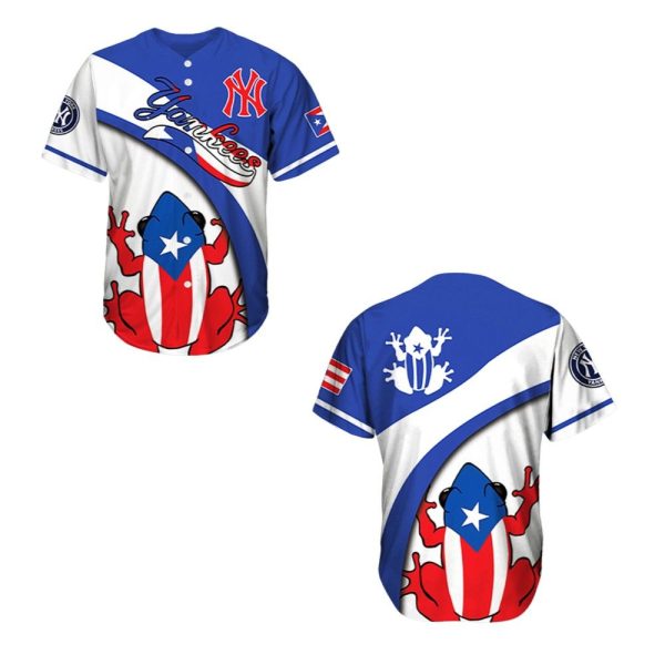 2025 Yankees Puerto Rican Heritage Baseball Jersey 1 2