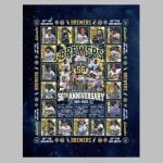 Brewers 56th Anniversary 1969-2025 Blanket