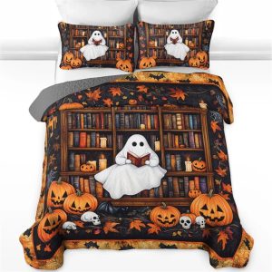 Haunted Library Reading All Season Bedding Set