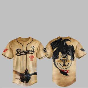 1 2025 Rangers How to Train Your Dragon Jersey